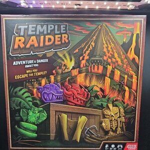 Temple Raider Jungle Escape Board Game For Ages 8+ 2-4 Players Strategy & Advent